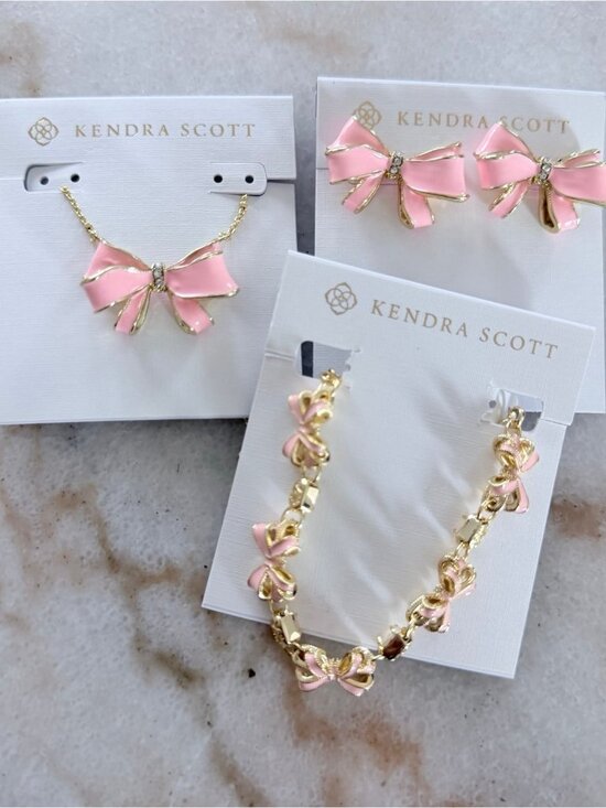 Kendra Scott Jewelry - Kendra Scott x love shack fancy Enamel Bow set